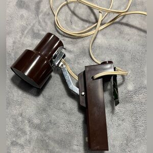 Vintage Portable Lamp Headboard‎ Spotlight Underwriters Laboratories Adjustable